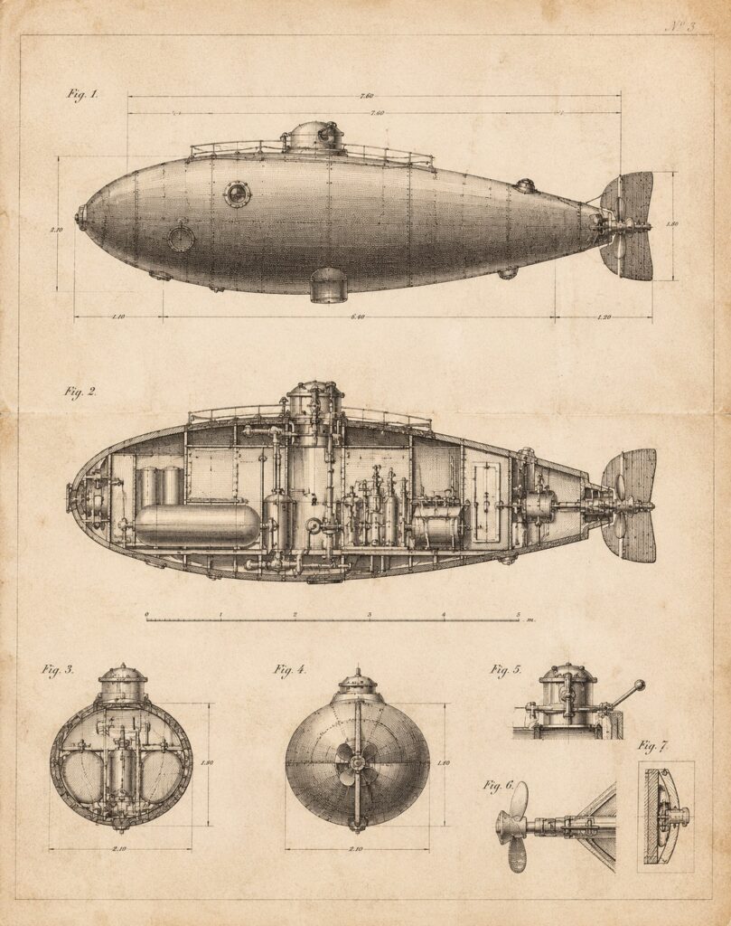 Planos submarino ictneo