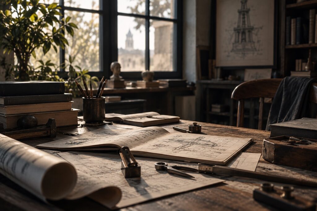 Despacho antiguo de ingeniería